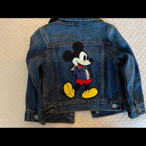 gap mickey jean jacket